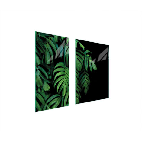 PLACA PROTECTORA DE VIDRIO 75x52 MONSTERA
