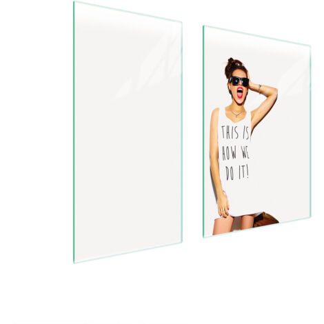 PLACA PROTECTORA DE VIDRIO 75x52 MUJER