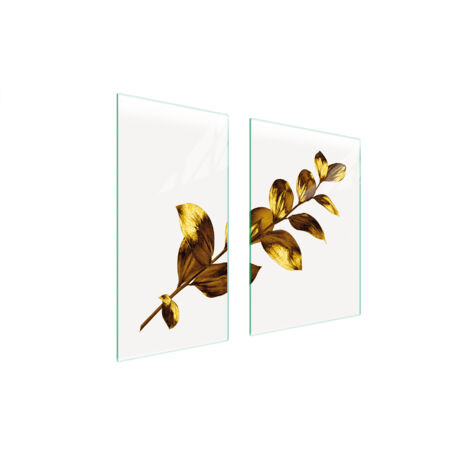 PLACA PROTECTORA DE VIDRIO 75x52 ORO