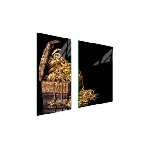 PLACA PROTECTORA DE VIDRIO 75x52 ORO