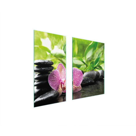 PLACA PROTECTORA DE VIDRIO 75x52 ORQUÍDEA