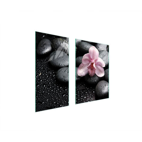 PLACA PROTECTORA DE VIDRIO 75x52 ORQUÍDEA