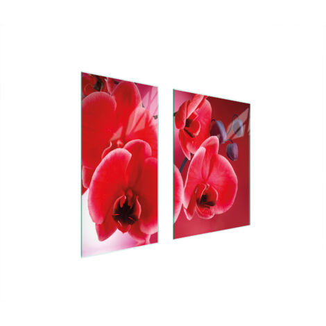 PLACA PROTECTORA DE VIDRIO 75x52 ORQUÍDEA