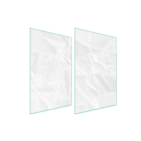PLACA PROTECTORA DE VIDRIO PARA COCINA 2x35x52 BLANCA