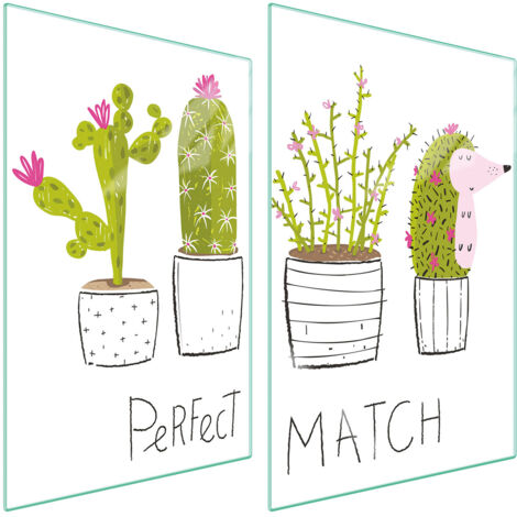 PLACA PROTECTORA DE VIDRIO PARA COCINA 2x35x52 CACTUS