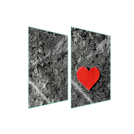 PLACA PROTECTORA DE VIDRIO PARA COCINA 2x35x52 CORAZÓN