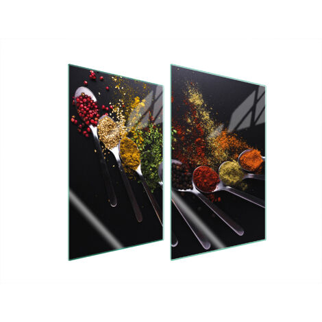 PLACA PROTECTORA DE VIDRIO PARA COCINA 2x35x52 ESPECIAS