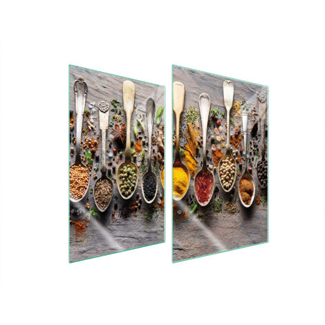 PLACA PROTECTORA DE VIDRIO PARA COCINA 2x35x52 ESPECIAS