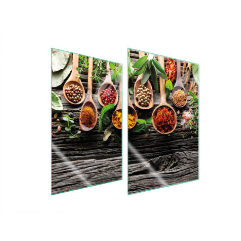 PLACA PROTECTORA DE VIDRIO PARA COCINA 2x35x52 ESPECIAS