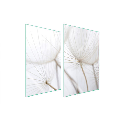 PLACA PROTECTORA DE VIDRIO PARA COCINA 2x35x52 FLOR