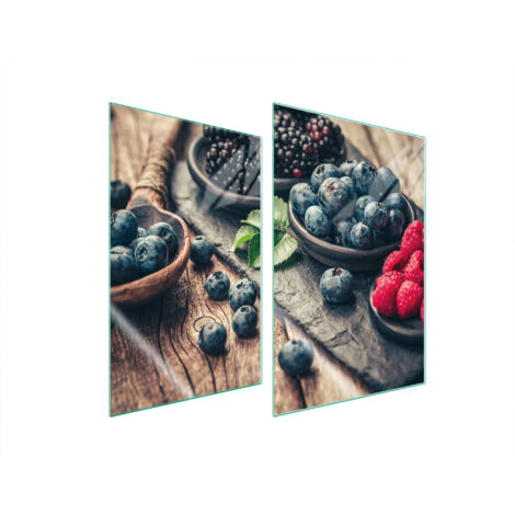PLACA PROTECTORA DE VIDRIO PARA COCINA 2x35x52 FRUTA
