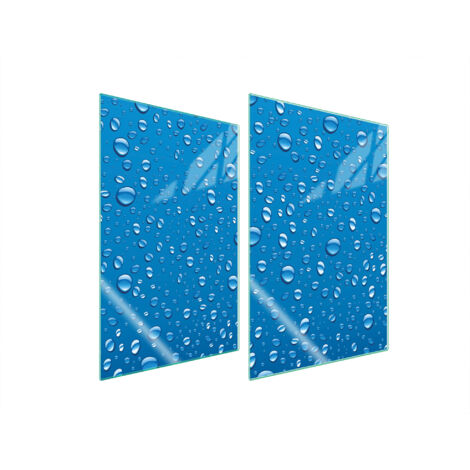 PLACA PROTECTORA DE VIDRIO PARA COCINA 2x35x52 GOTAS