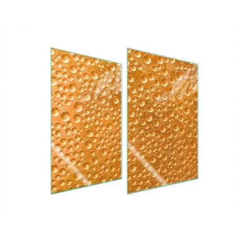 PLACA PROTECTORA DE VIDRIO PARA COCINA 2x35x52 GOTAS