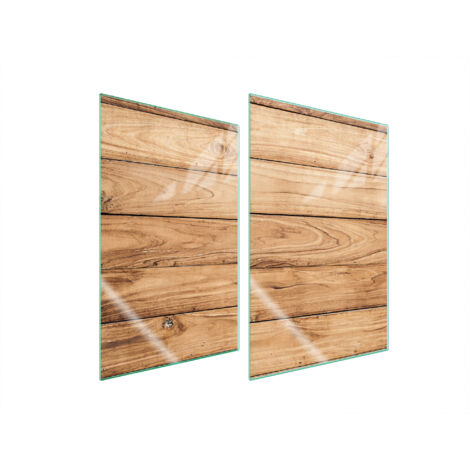 PLACA PROTECTORA DE VIDRIO PARA COCINA 2x35x52 MADERA