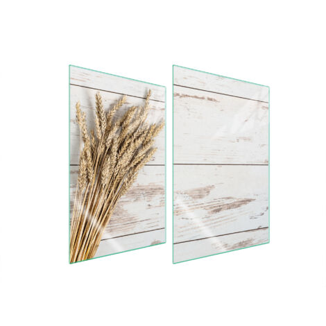 PLACA PROTECTORA DE VIDRIO PARA COCINA 2x35x52 MADERA