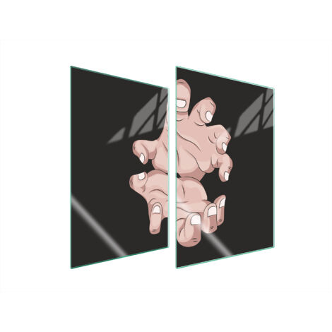 PLACA PROTECTORA DE VIDRIO PARA COCINA 2x35x52 MANOS