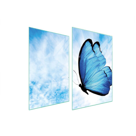 PLACA PROTECTORA DE VIDRIO PARA COCINA 2x35x52 MARIPOSA