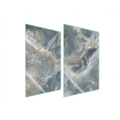 PLACA PROTECTORA DE VIDRIO PARA COCINA 2x35x52 MÁRMOL