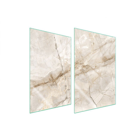 PLACA PROTECTORA DE VIDRIO PARA COCINA 2x35x52 MÁRMOL