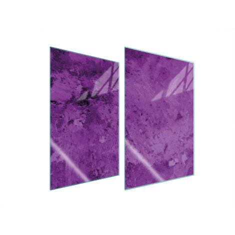 PLACA PROTECTORA DE VIDRIO PARA COCINA 2x35x52 MORADO