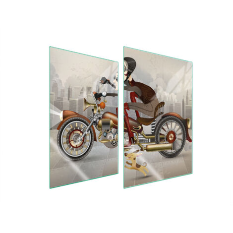 PLACA PROTECTORA DE VIDRIO PARA COCINA 2x35x52 MOTOCICLETA