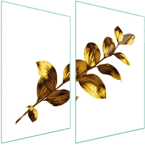 PLACA PROTECTORA DE VIDRIO PARA COCINA 2x35x52 ORO