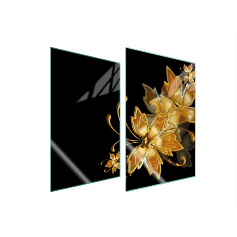 PLACA PROTECTORA DE VIDRIO PARA COCINA 2x35x52 ORO