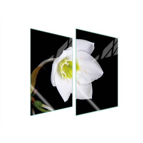 PLACA PROTECTORA DE VIDRIO PARA COCINA 2x35x52 ORQUÍDEA