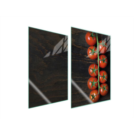 PLACA PROTECTORA DE VIDRIO PARA COCINA 2x35x52 TOMATE