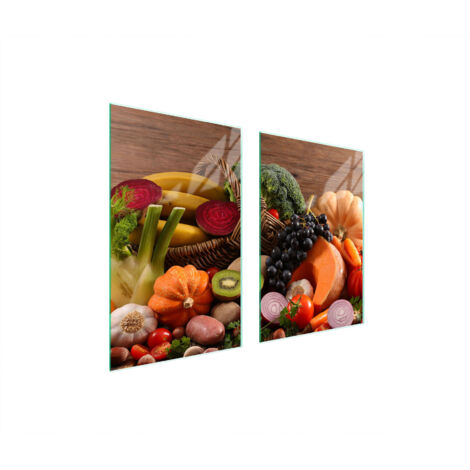 PLACA PROTECTORA DE VIDRIO PARA COCINA 65x52 ALIMENTOS