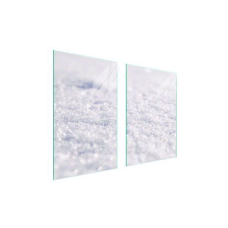 PLACA PROTECTORA DE VIDRIO PARA COCINA 65x52 BLANCA