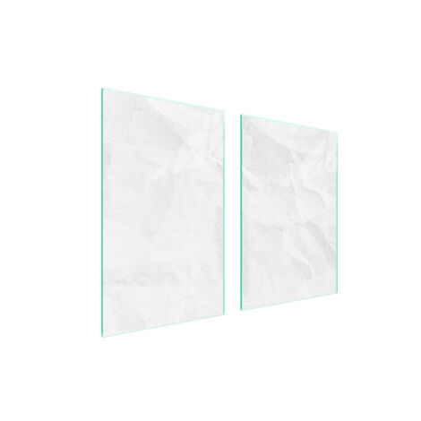 PLACA PROTECTORA DE VIDRIO PARA COCINA 65x52 BLANCA