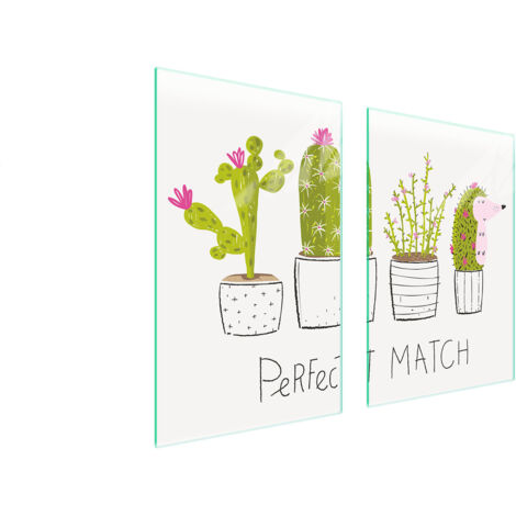 PLACA PROTECTORA DE VIDRIO PARA COCINA 65x52 CACTUS