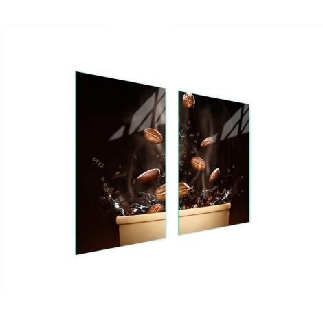 PLACA PROTECTORA DE VIDRIO PARA COCINA 65x52 CAFÉ