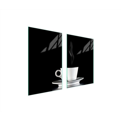 PLACA PROTECTORA DE VIDRIO PARA COCINA 65x52 CAFÉ