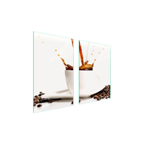 PLACA PROTECTORA DE VIDRIO PARA COCINA 65x52 CAFÉ
