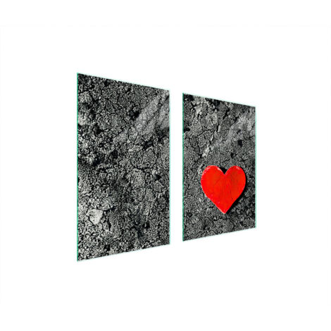 PLACA PROTECTORA DE VIDRIO PARA COCINA 65x52 CORAZÓN