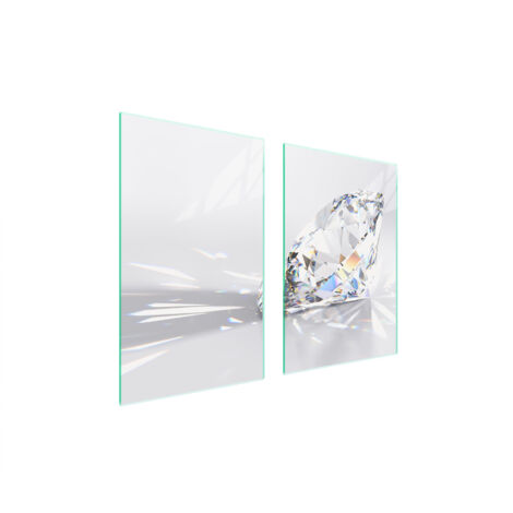 PLACA PROTECTORA DE VIDRIO PARA COCINA 65x52 DIAMANTE