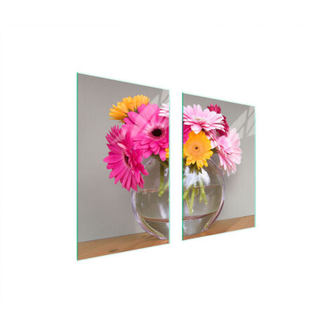 PLACA PROTECTORA DE VIDRIO PARA COCINA 65x52 FLORES