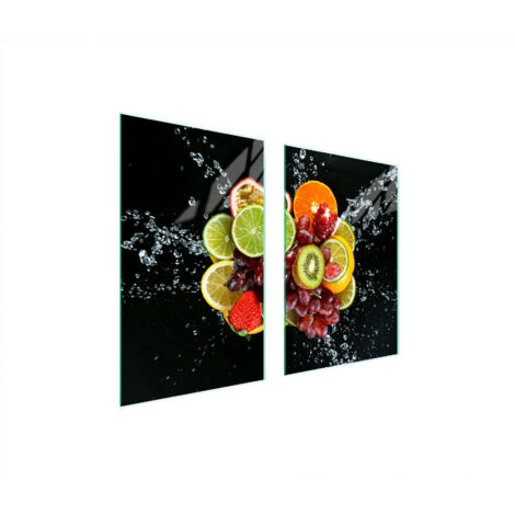 PLACA PROTECTORA DE VIDRIO PARA COCINA 65x52 FRUTA