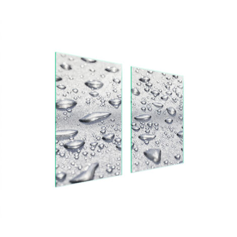 PLACA PROTECTORA DE VIDRIO PARA COCINA 65x52 GOTAS