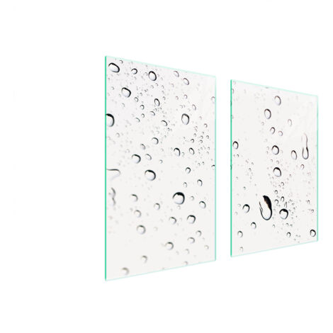 PLACA PROTECTORA DE VIDRIO PARA COCINA 65x52 GOTAS