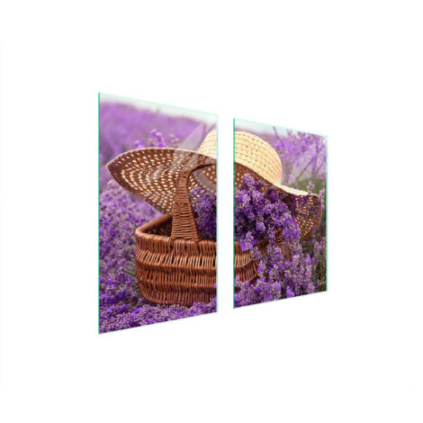 PLACA PROTECTORA DE VIDRIO PARA COCINA 65x52 LAVANDA