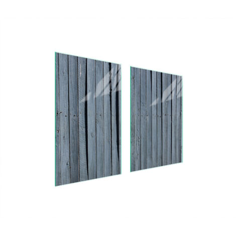 PLACA PROTECTORA DE VIDRIO PARA COCINA 65x52 MADERA