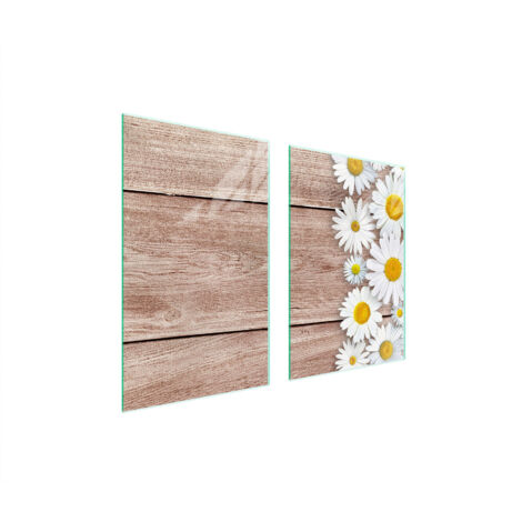 PLACA PROTECTORA DE VIDRIO PARA COCINA 65x52 MADERA