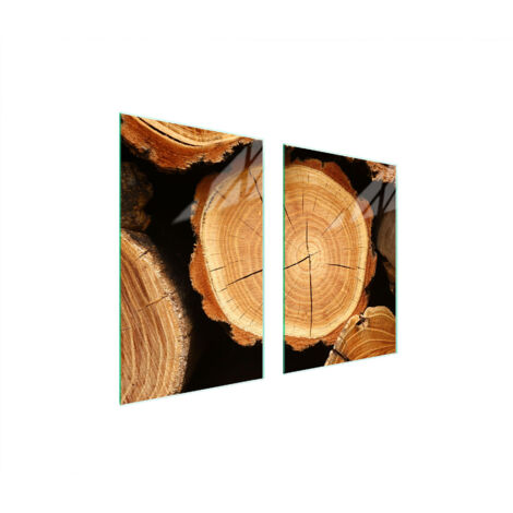 PLACA PROTECTORA DE VIDRIO PARA COCINA 65x52 MADERA