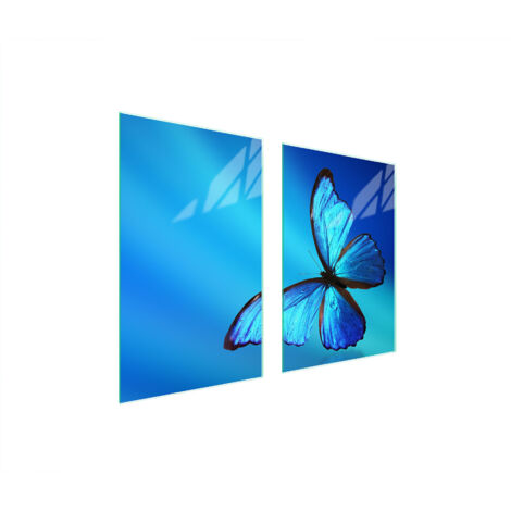 PLACA PROTECTORA DE VIDRIO PARA COCINA 65x52 MARIPOSA