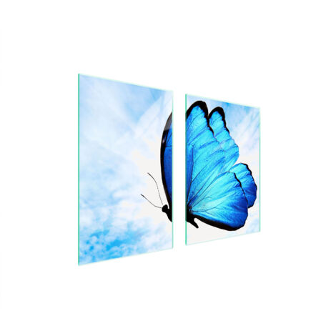 PLACA PROTECTORA DE VIDRIO PARA COCINA 65x52 MARIPOSA