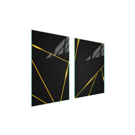 PLACA PROTECTORA DE VIDRIO PARA COCINA 65x52 NEGRO