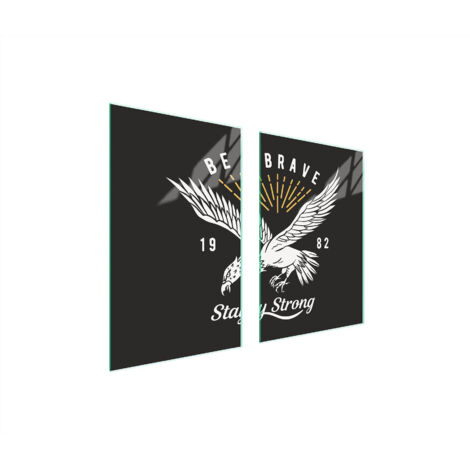 PLACA PROTECTORA DE VIDRIO PARA COCINA 65x52 PÁJARO
